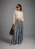 Rectangle macramé belt