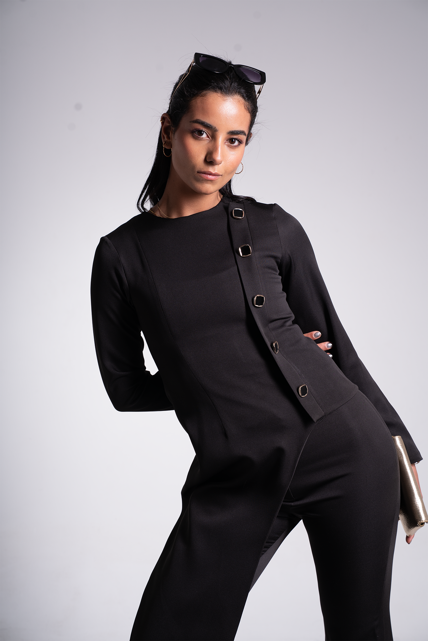 Asymmetric blouse