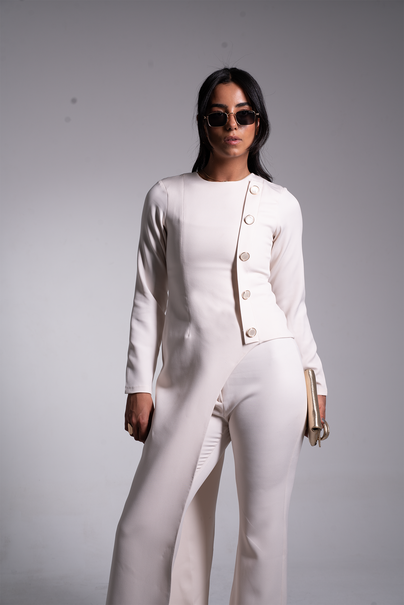 Asymmetric blouse