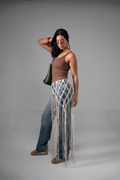 Beige Macramé Belt